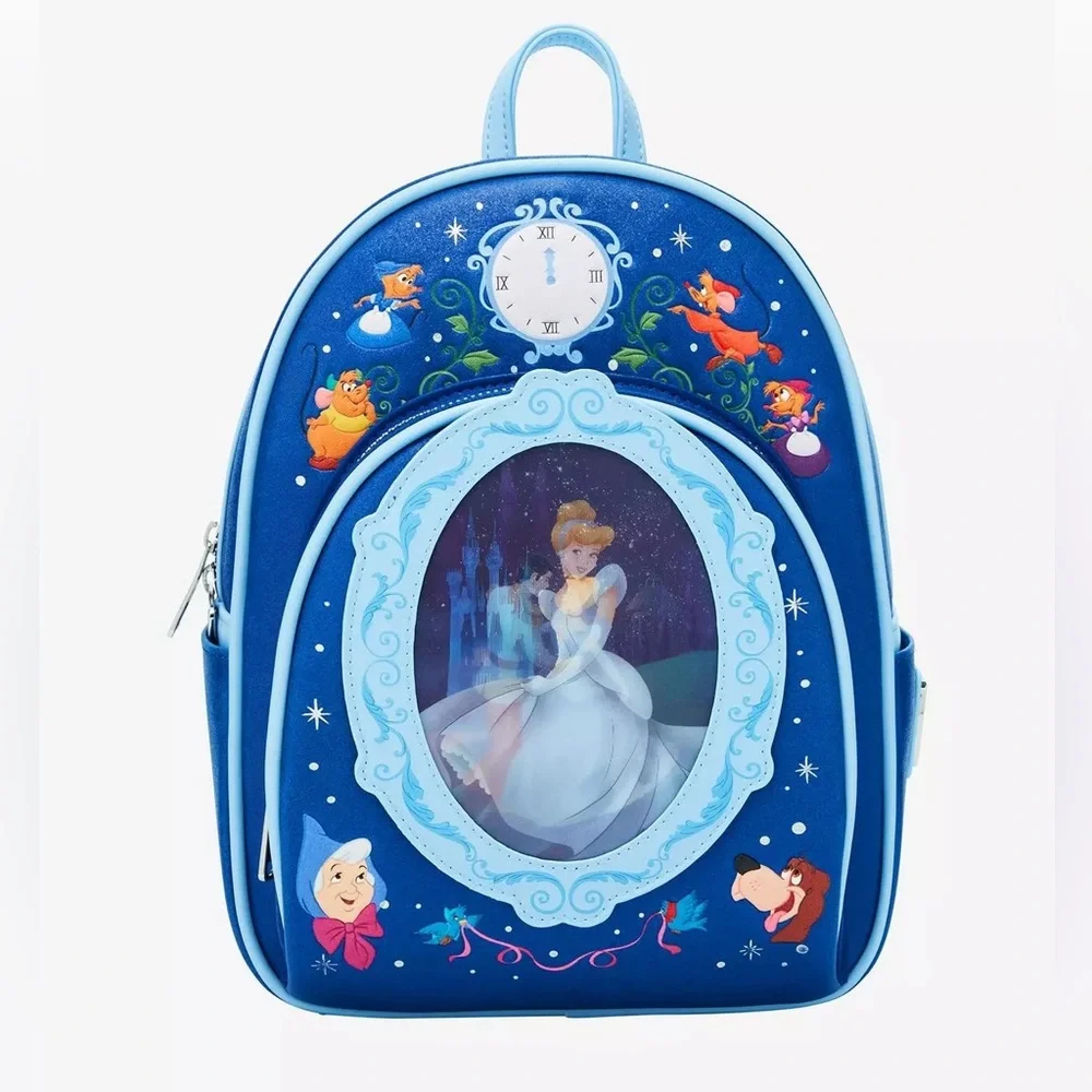 Loungefly Disney Cinderella 75th Anniversary Lenticular Mini Backpack NWT